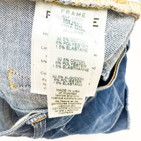 Frame Denim Le Cutoff Dark Wash Denim Cutoff Short Jeans Size 24 - Picture 7 of 9